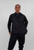 Collarless Shirt in Black