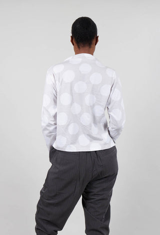 Short Dotty Jumper in Grey