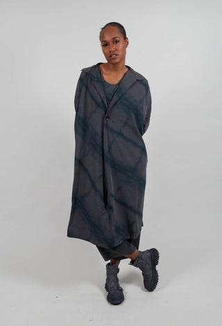 Collared Oversize Dress in Grey