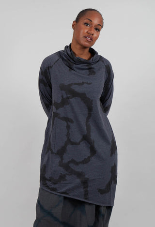 Asymmetric Hem Jumper in Grey