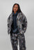 Brushed Jacquard Jacket in Ash Grey