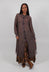 Shirt Dress in Deep Brown