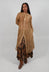 Shirt Dress in Gold Amber