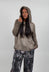 Hooded T-Shirt in Greige