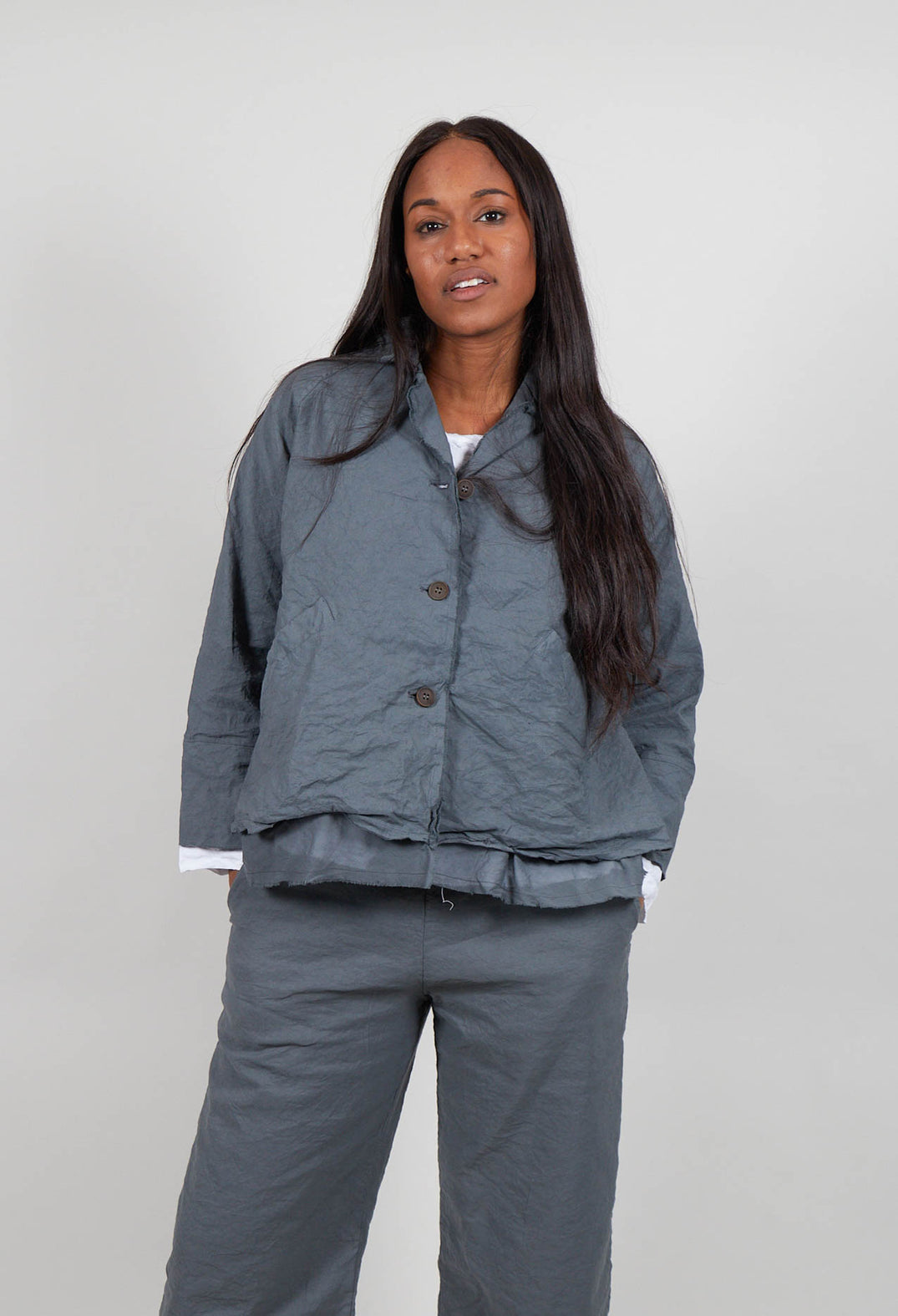 Jacket in Asfalto