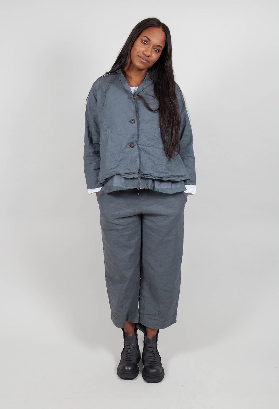 Jacket in Asfalto