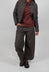 Wide Leg Trousers in Visone