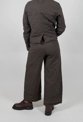 Wide Leg Trousers in Visone