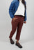 Slim Leg Trousers in Amarena