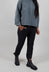 Slim Leg Trousers in Black