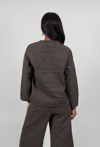 Long Sleeve Top in Visone