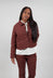 Club Collar Jacket in Amarena