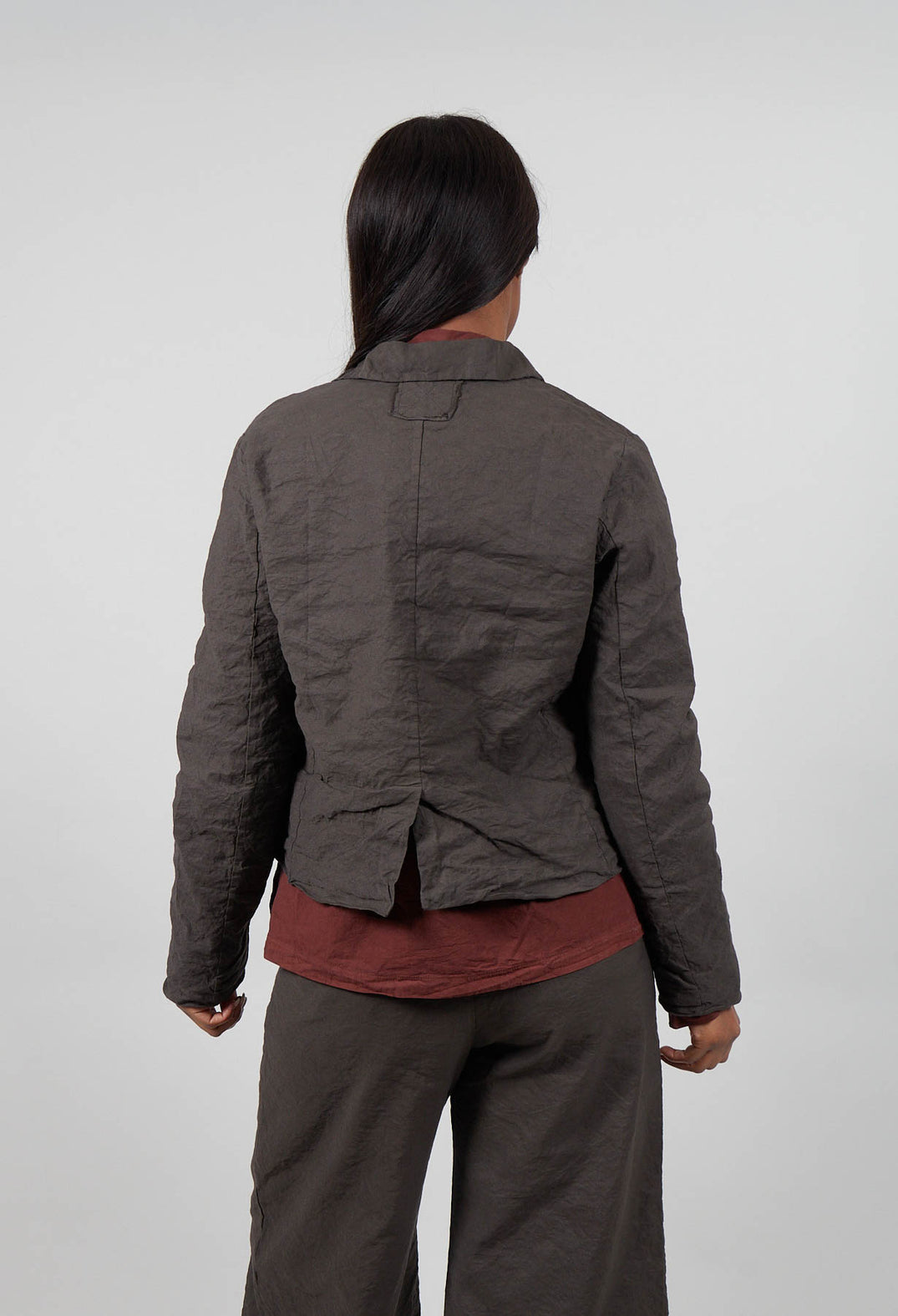 Club Collar Jacket in Visone