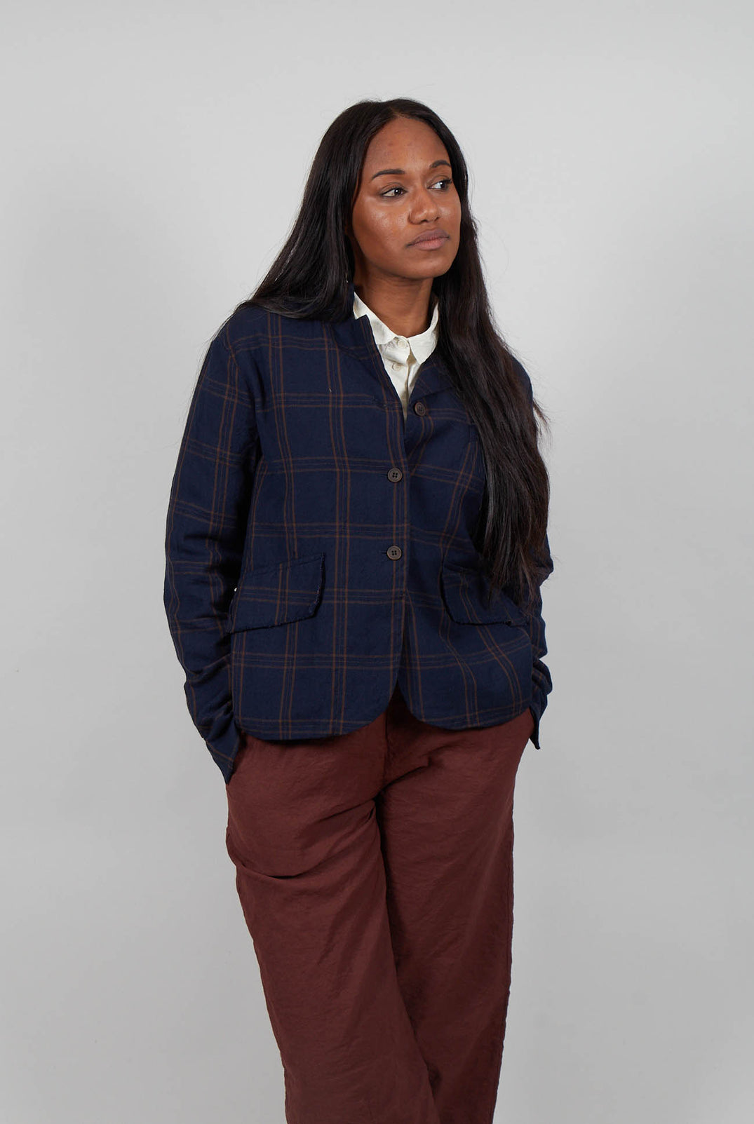 Check Jacket in Var 1