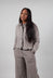 Ruffled Edge Jacket in Tortora