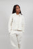 Ruffled Edge Jacket in Chalk