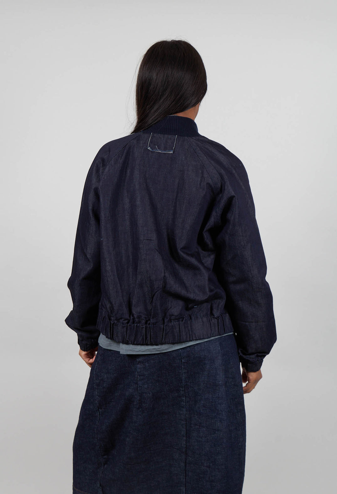 Bomber Jacket in Denim