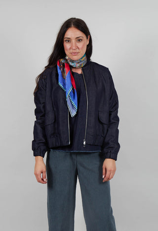 Bomber Jacket in Denim