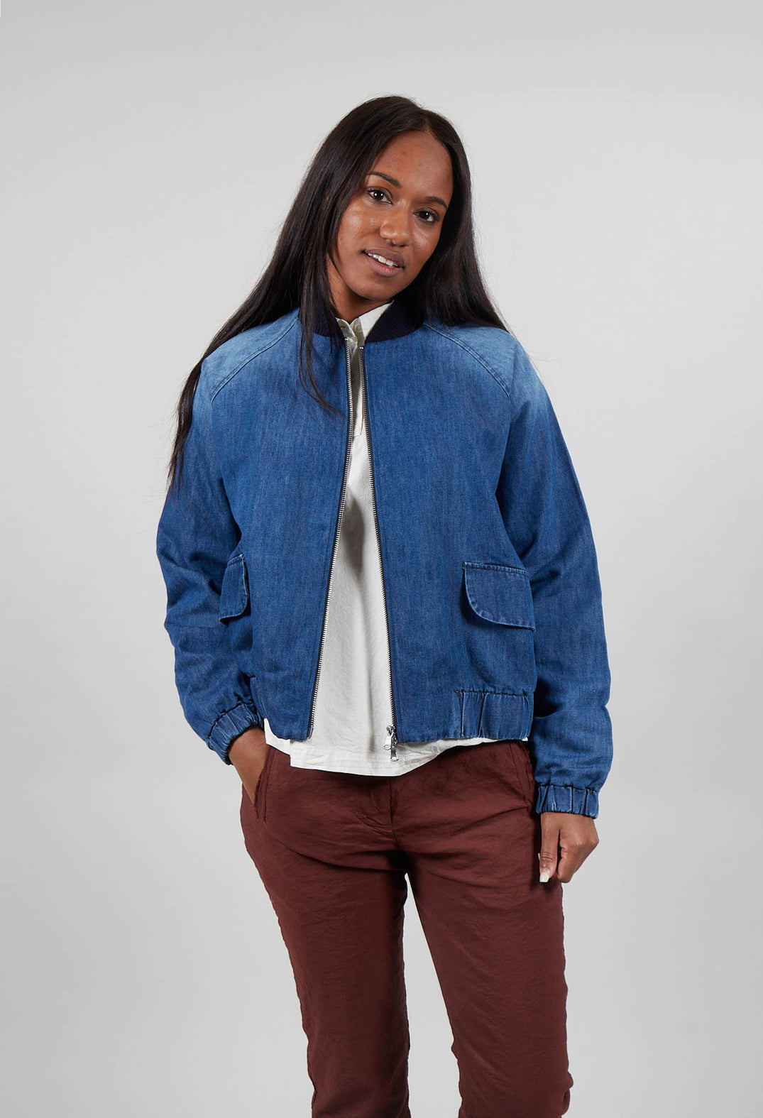 Bomber Jacket in Washed
