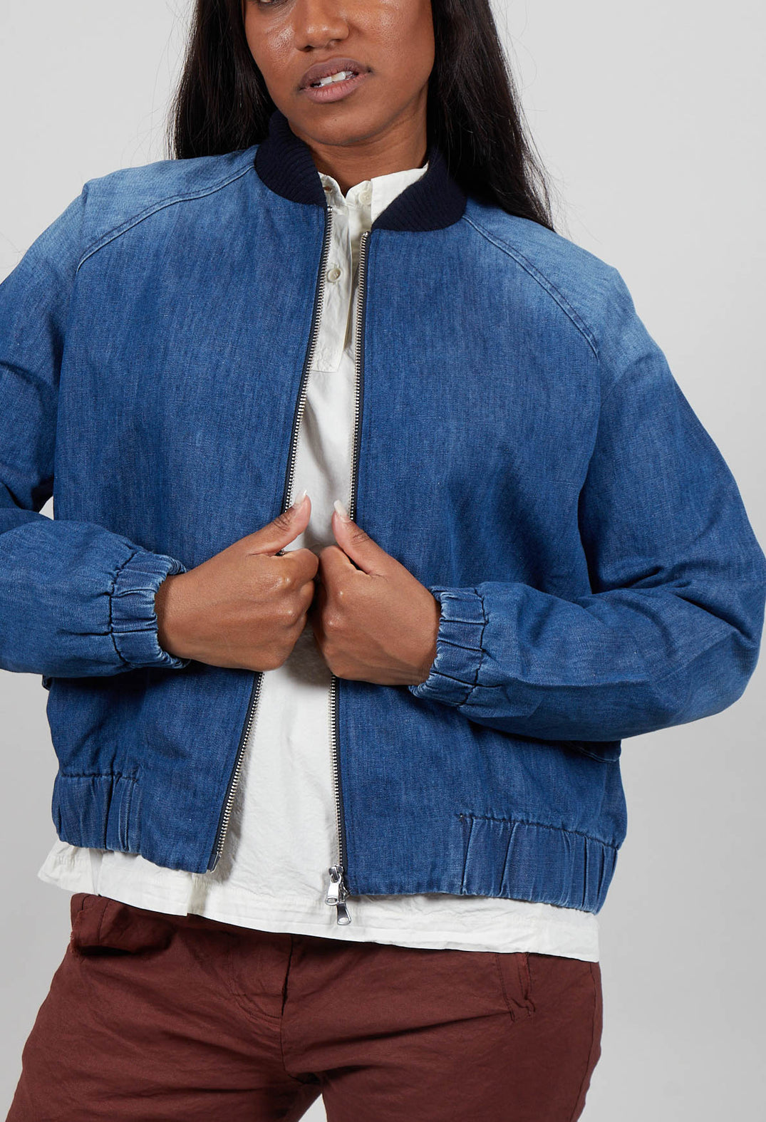 Bomber Jacket in Washed