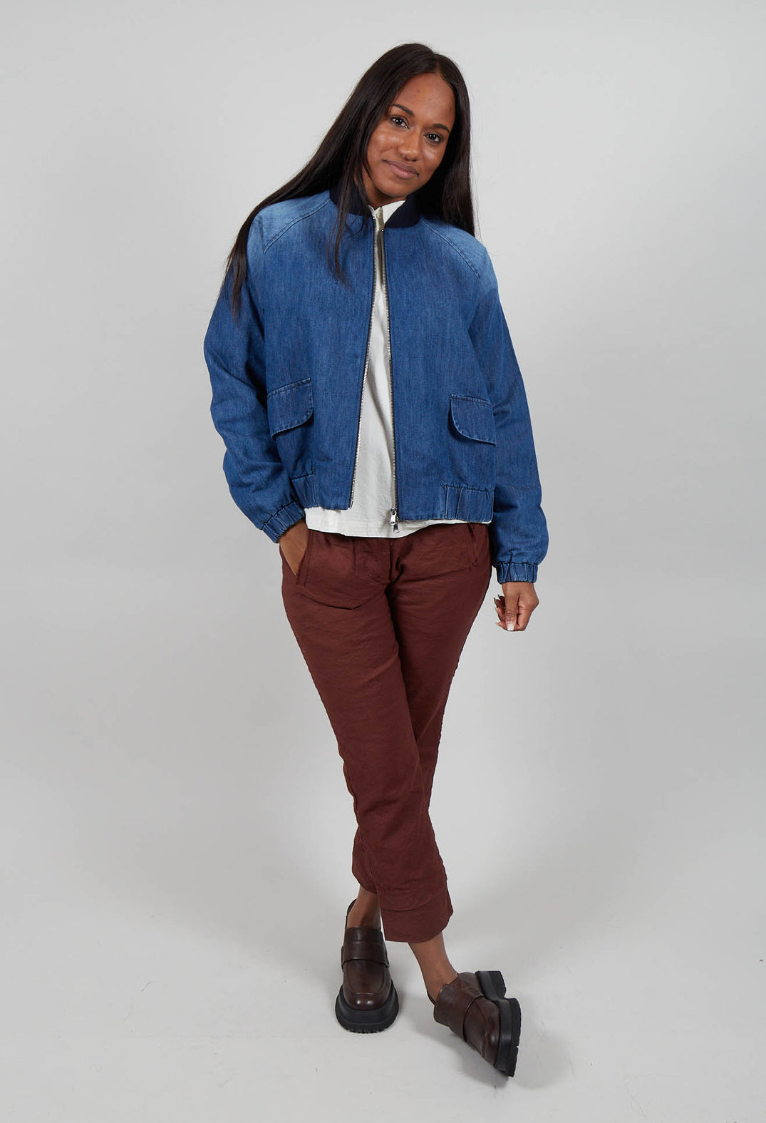 Bomber Jacket in Washed