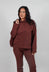 Long Sleeve Polo Shirt in Amarena