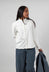 Shirt with Ruffle Collar in Chalk