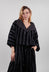 Rosehip Jacket in Black Stripe