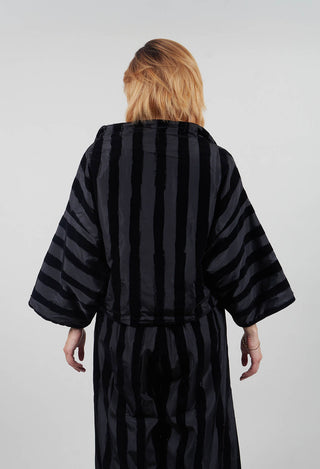 Rosehip Jacket in Black Stripe
