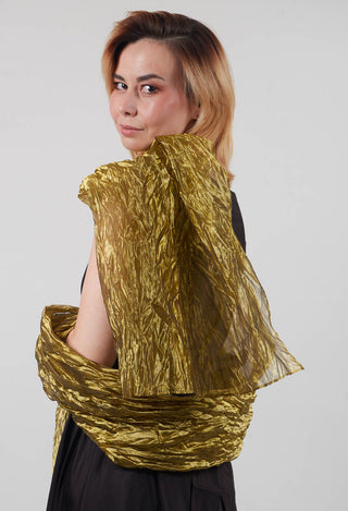Anthurium Scarf in Gold