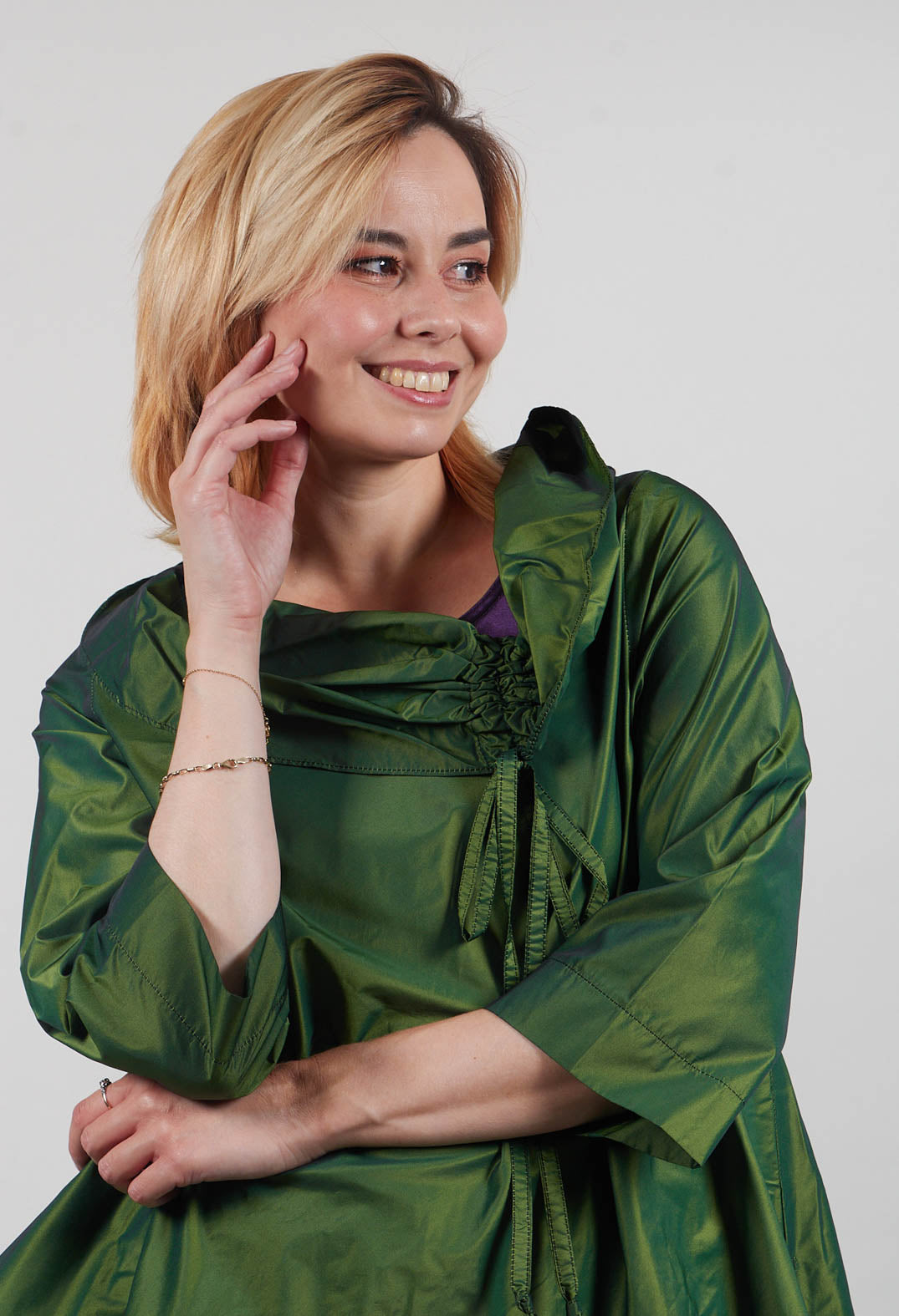Saffron Top in Green