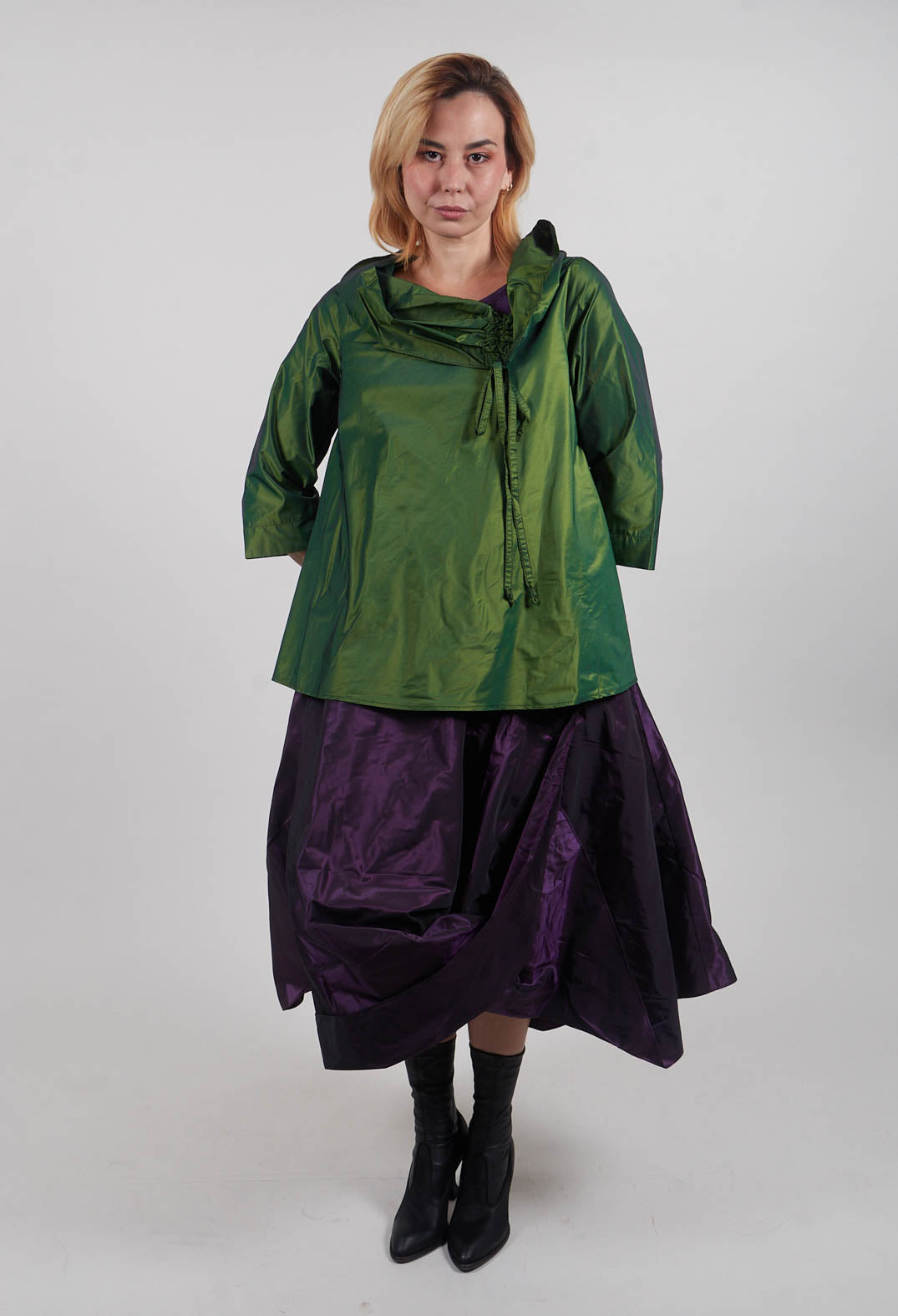 Saffron Top in Green