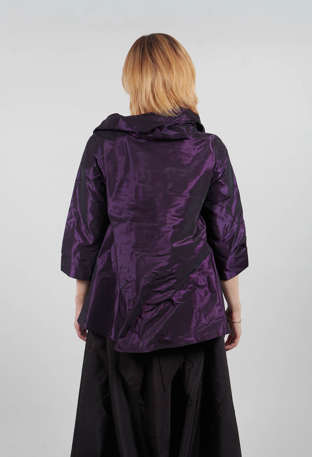 Saffron Top in Plum