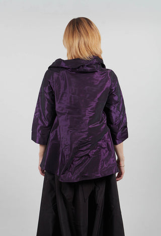 Saffron Top in Plum