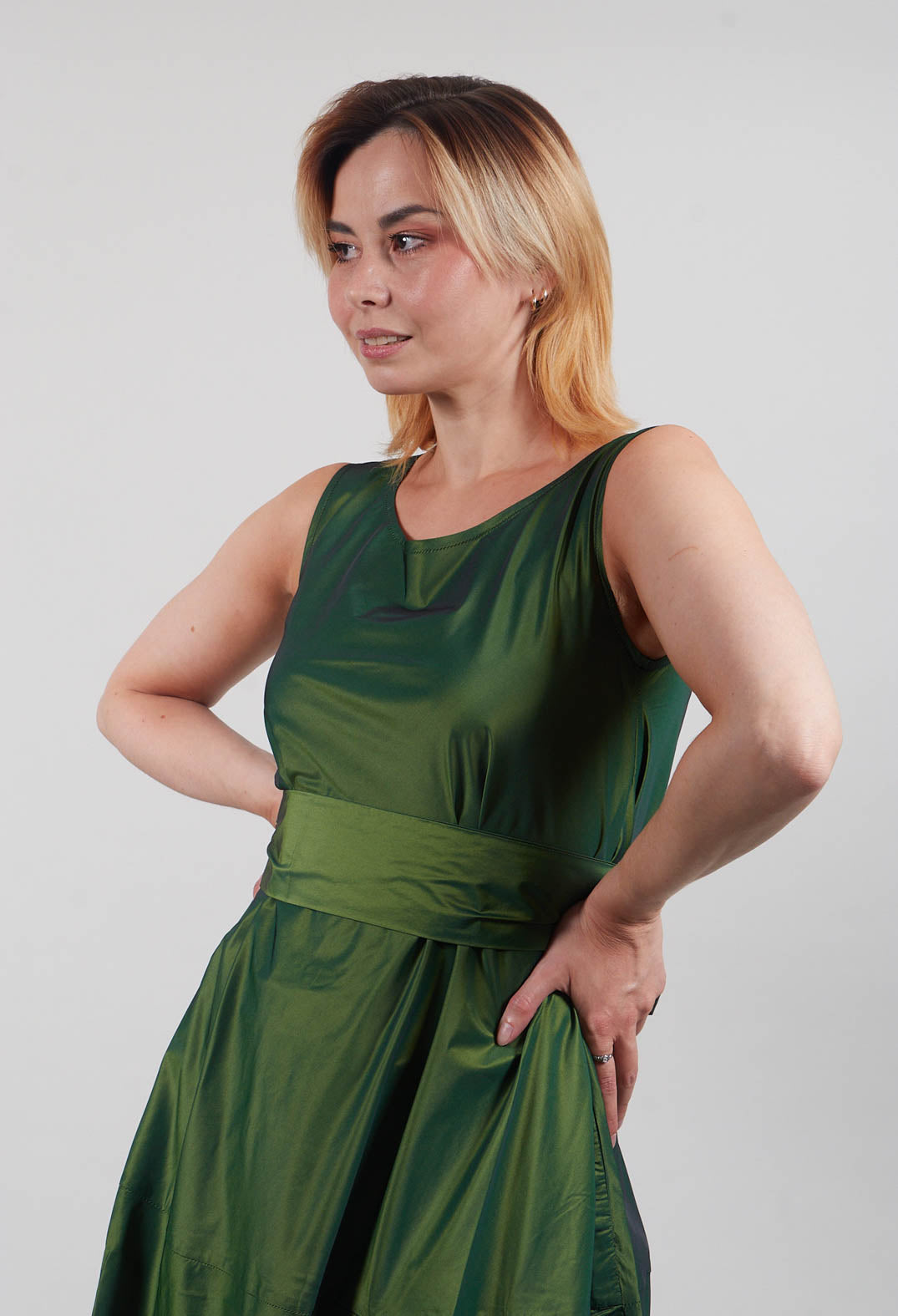 Phlox Dress in Green