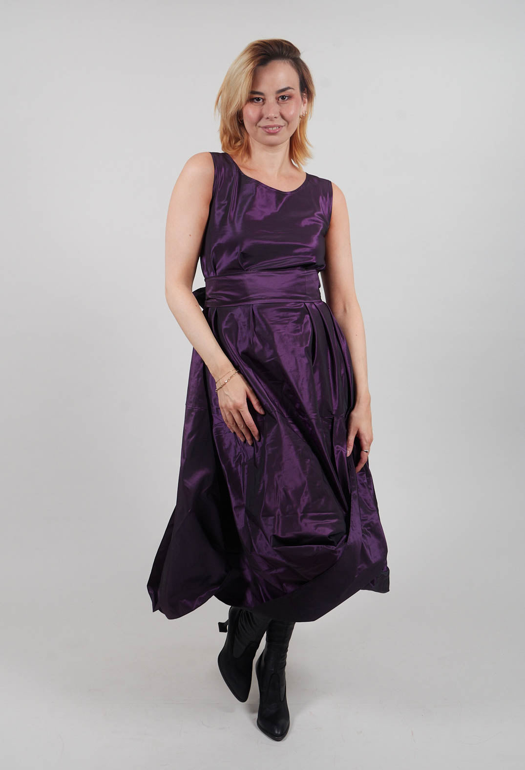 Phlox Dress in Plum