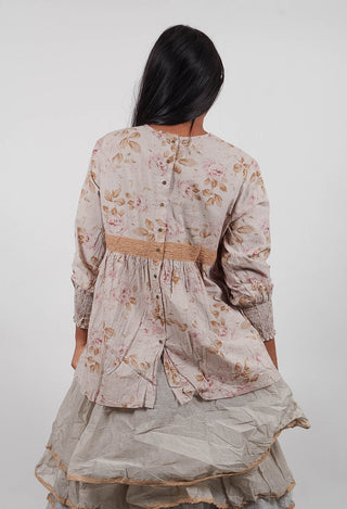 Hina Top in Fleurs Sauge