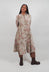 Mae Coat in Velours Ras Fleurs Sauge
