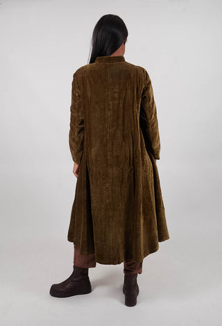 Mae Coat in Velours Ras Foret