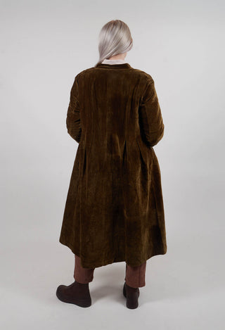 Mae Coat in Velours Ras Foret