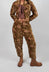 Gaston Trousers in Velours Ras Fleurs Foret