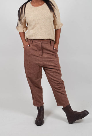 Gaston Trousers in Chevron