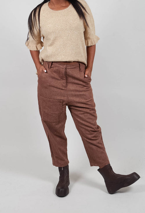 Gaston Trousers in Chevron