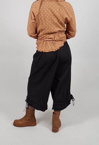 Robert Trousers in Pois Brode Noir