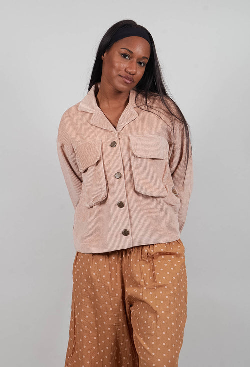 Teiki Jacket in Grs Velours Rose