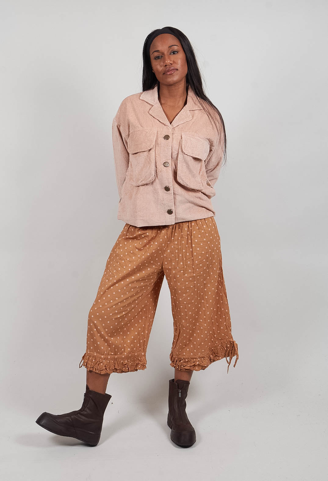 Teiki Jacket in Grs Velours Rose