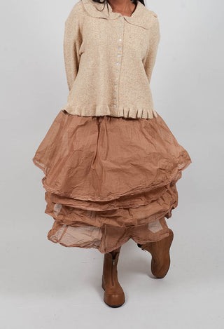 Madeleine Skirt in Organza Miel