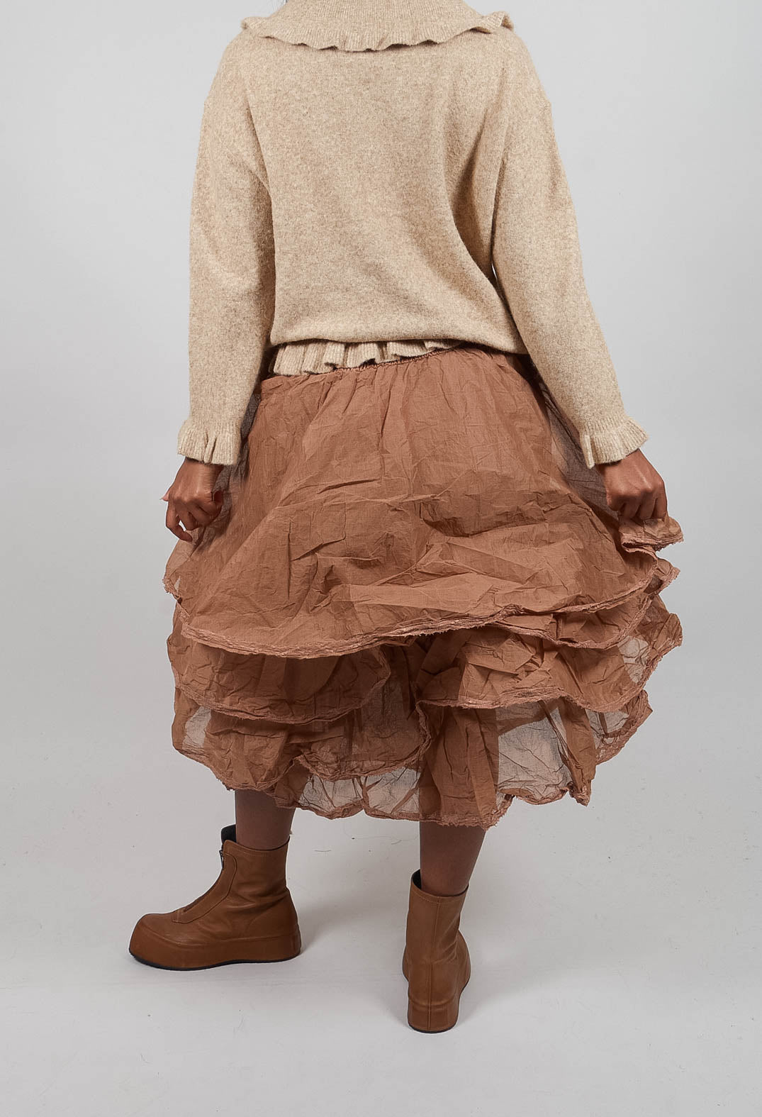 Madeleine Skirt in Organza Miel
