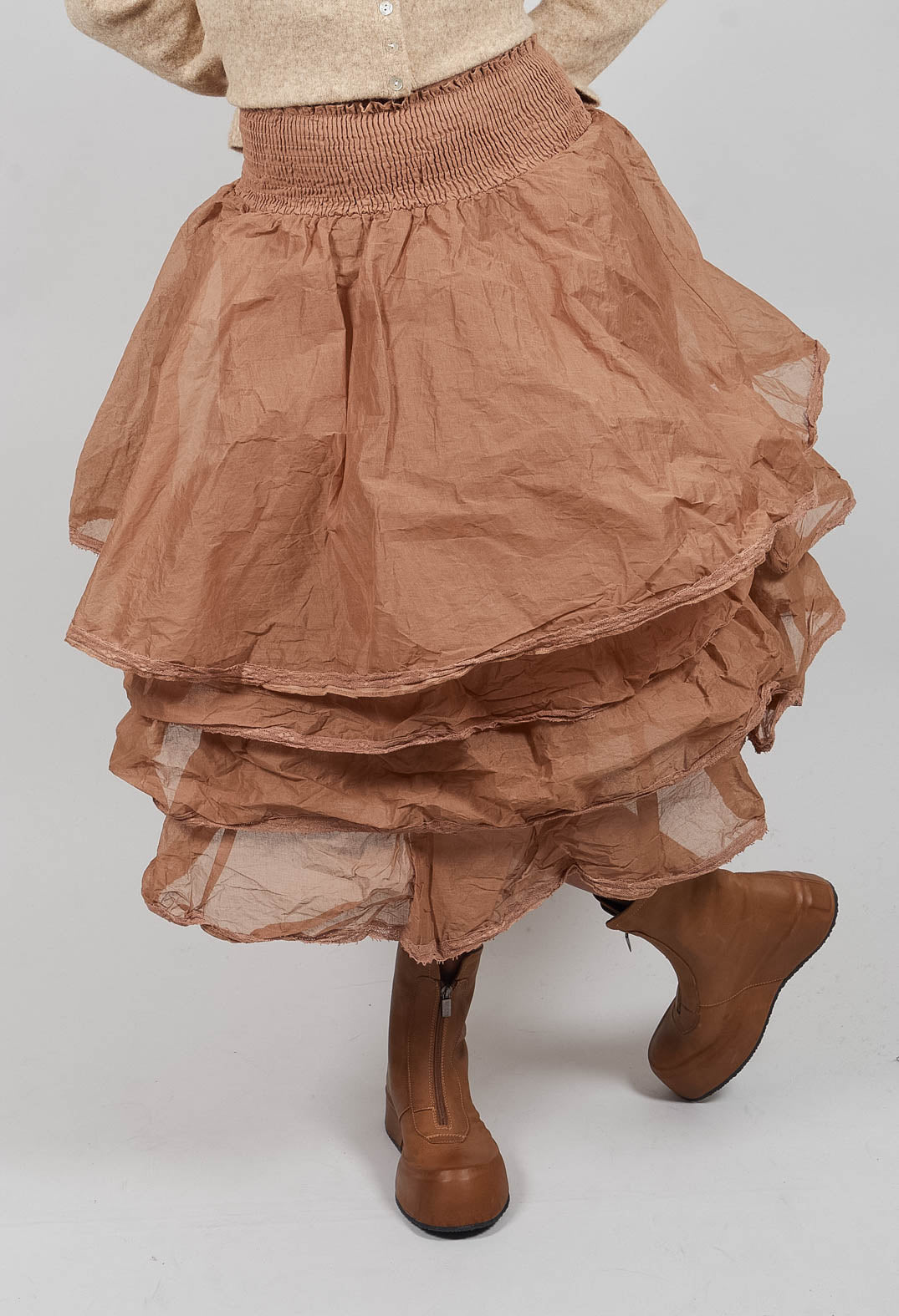 Madeleine Skirt in Organza Miel