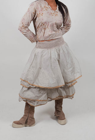 Madeleine Skirt in Organza Sauge